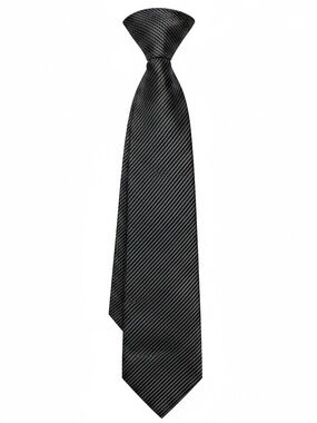 100% Silk Van Heusen Black Diagonal-Striped Self-Tie Bow Tie